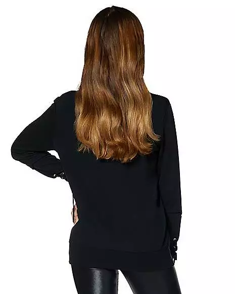 Thackery Binx Cat Sweatshirt - Hocus Pocus 4 Thackery Binx Cat Sweatshirt - Hocus Pocus - Image 2