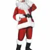 Adult Velvet Santa Suit Deluxe 1 Adult Velvet Santa Suit Deluxe -Spirit Halloween Shop 07603574 a