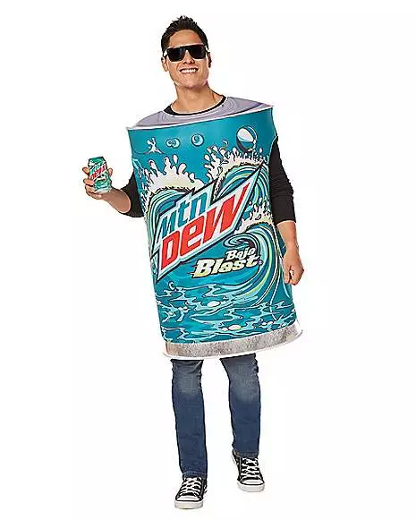 Adult 3D Mountain Dew Baja Blast Costume 3 Adult 3D Mountain Dew Baja Blast Costume