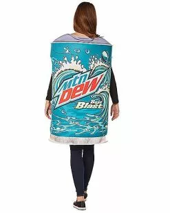 Adult 3D Mountain Dew Baja Blast Costume 9 Adult 3D Mountain Dew Baja Blast Costume -Spirit Halloween Shop 07656556 d